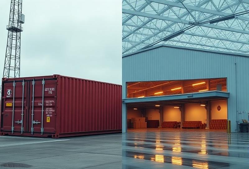 Forskjellen på lagercontainer og temperert lager